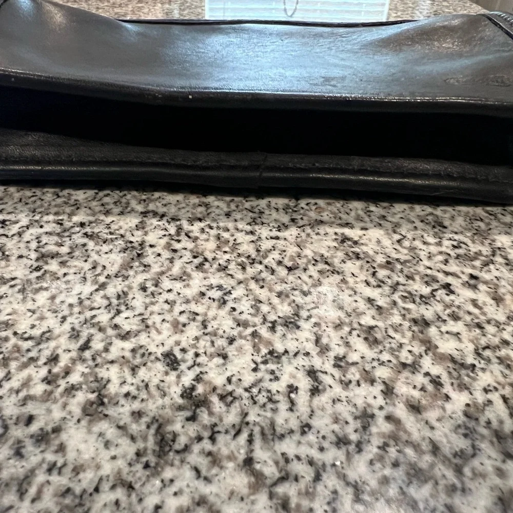 Vintage Coach Chunky Makeup case -Black - Picture 2 of 5